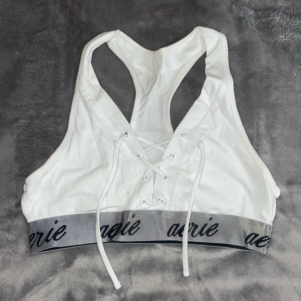 Arie lace up bralette size medium